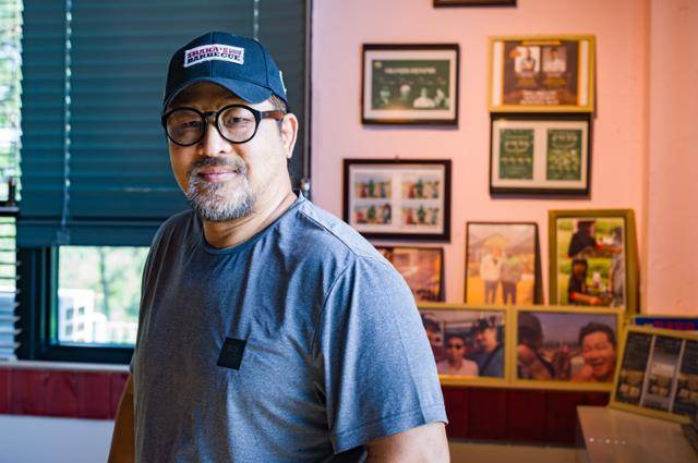 '샤카스 바비큐'의 프로 바비큐어 차영기 대표. 장준우 제공