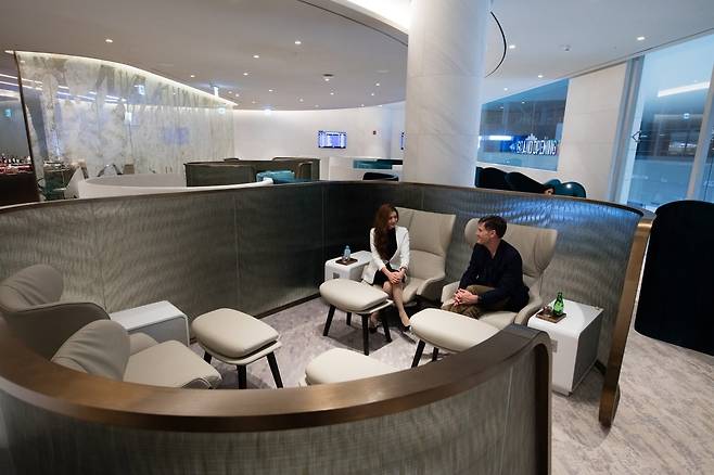 대한항공 일등석 라운지 내부. 대한항공 제공