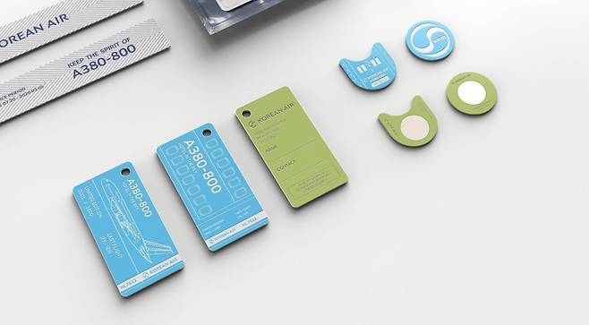 대한항공이 내놓은 '업사이클링 굿즈'. 대한항공 제공