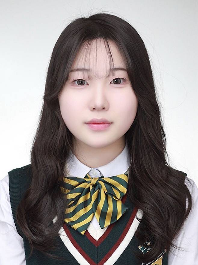 경기 의정부시 상우고등학교 2학년에 재학 중인 권민지양. 권양 제공