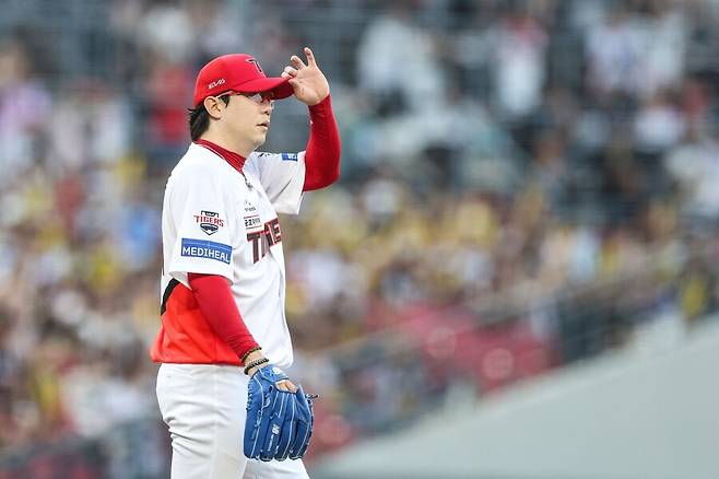 ▲ 후반기 KIA 반격의 키플레이어 중 하나로 뽑히는 양현종 ⓒKIA타이거즈