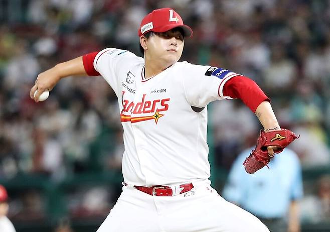 ▲ SSG 김민 ⓒSSG랜더스