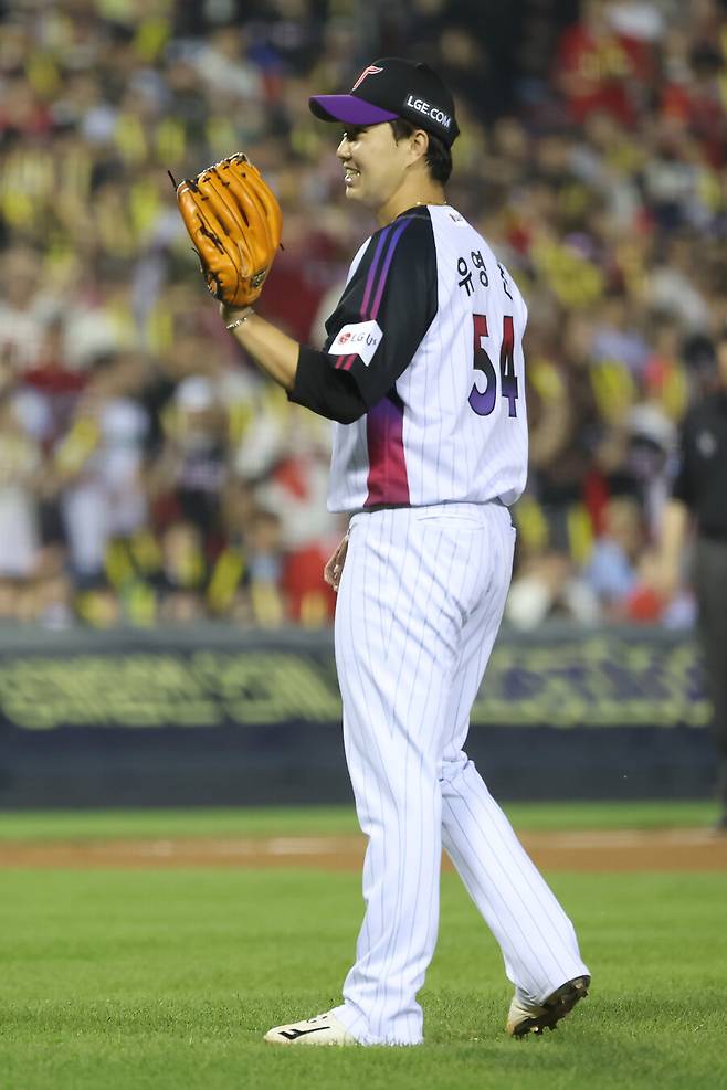 ▲ LG 마무리 유영찬. ⓒ LG 트윈스
