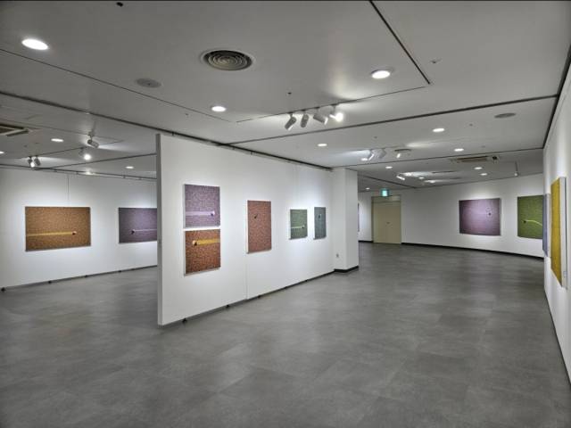 '안봉균 展' 경남문화예술회관 전시 모습. 갤러리 마레 제공