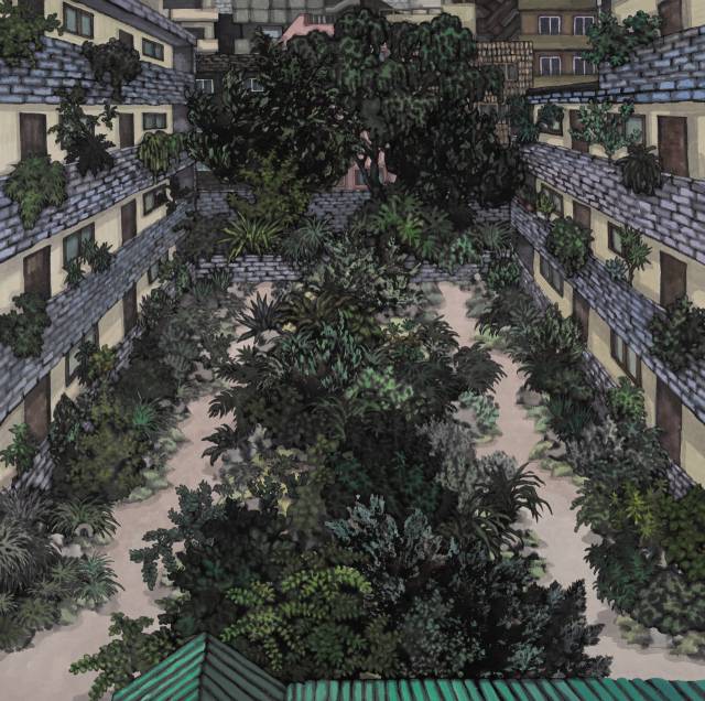 조은, 중정이 있는 빌라, 2025. 카린갤러리 제공