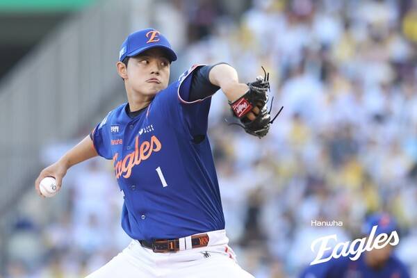 문동주의 10승 도전이 실패로 돌아갔다(사진=한화)