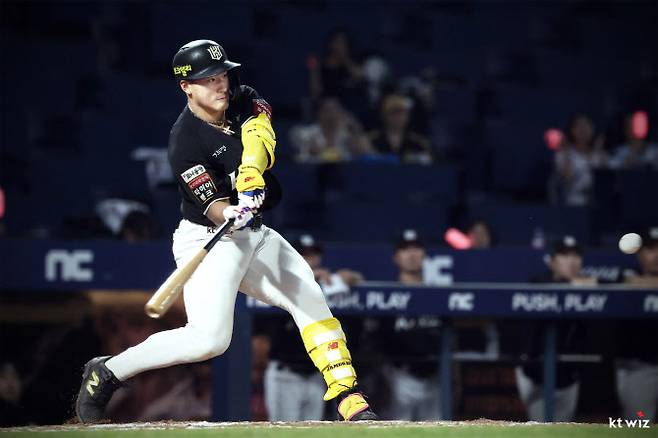 KT위즈 안현민. 사진=KT위즈