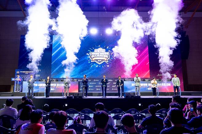 대통령배 KeG가 16일 충청북도 제천체육관에서 막을 올렸다. 사진 | 한국e스포츠협회
