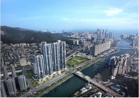 르엘 리버파크 센텀 조감도. [사진=롯데건설]