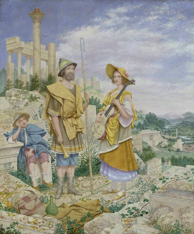 방랑하는 음악가들(1878년경). /테이트