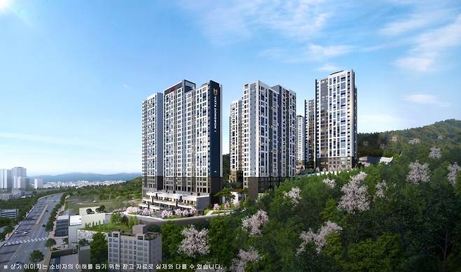 더파크 비스타동원 투시도. 더피알