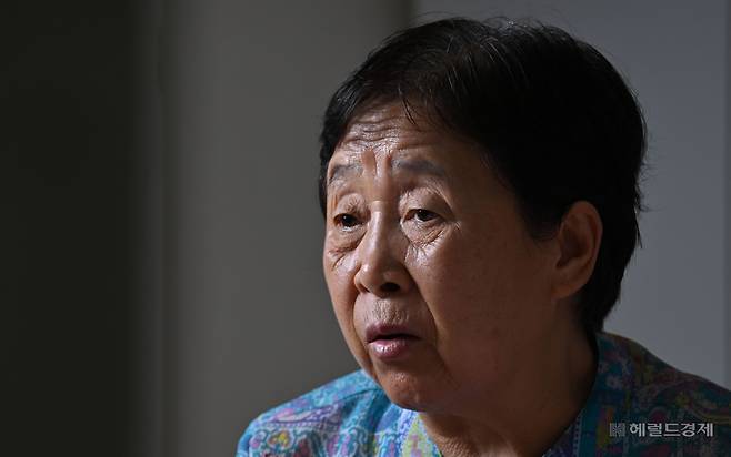 독립운동가 차도선 선생의 손녀 차옥겸 선생이 14일 오후 서울 양천구의 자택에서 헤럴드경제와 인터뷰를 하고 있다. 임세준 기자