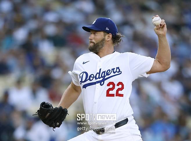 ▲ 클레이튼 커쇼.