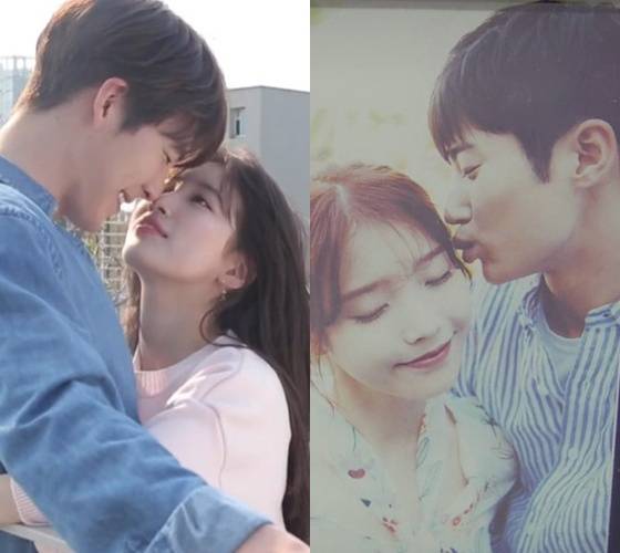 왼쪽부터 김우빈과 수지, 아이유와 변우석 /사진= KBS 2TV '함부로 애틋하게', SBS '달의 연인-보보경심 려' 캡처