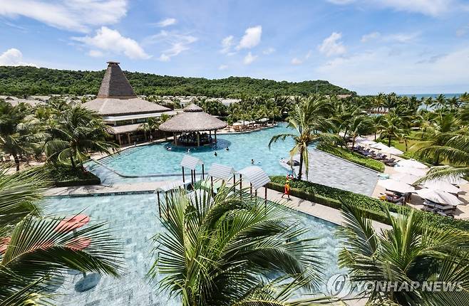 푸꾸옥 뉴월드 리조트 야외 수영장 [사진/임헌정 기자]