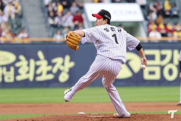 임찬규가 시즌 10승째를 수확했다(사진=LG)