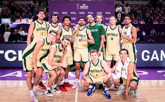 호주 남자 농구대표팀.(FIBA 제공)
