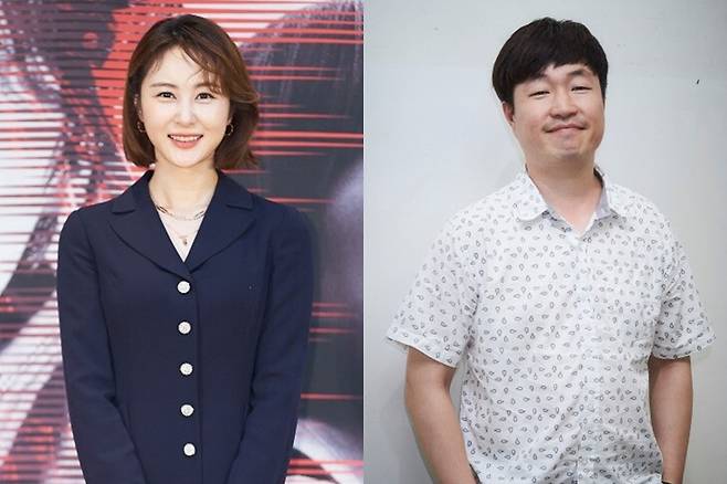 ▲ 손은서(왼쪽), 장원석 대표. 제공| tvN, 비에이엔터테인먼트