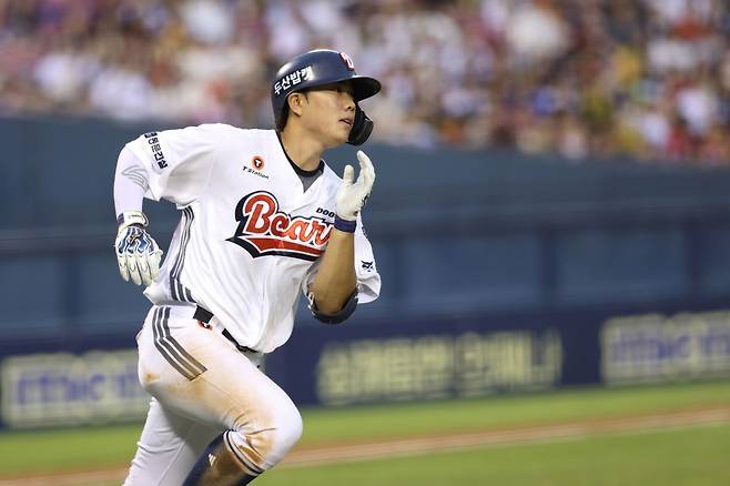 두산 베어스 신인 내야수 박준순. /사진=두산 베어스 제공
