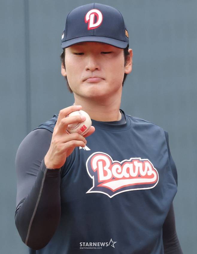 [영상] 곽빈 '멘탈 잡았다! 삼진 잡는다'