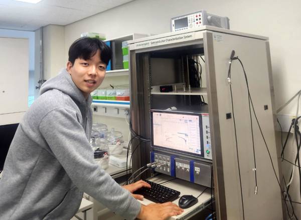 KAIST 박사과정을 밟고 있는 송 군수의 막내아들 송준기씨.