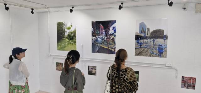 타이베이 트레저힐아티스트빌리지의 한 갤러리에서 열리고 있는 전시회. 7~8월 두 달간 진행되는 2025 시즌 두 번째 전시 중 하나다. 타이베이(대만)=김희돈 기자