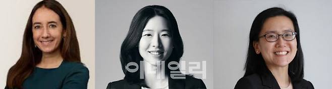 왼쪽부터 패트리샤 코르테즈 보스턴대학교 교수, 황지수 서울대학교 교수, 제시카 판 싱가포르대학교 교수(사진=세계경제학자대회)