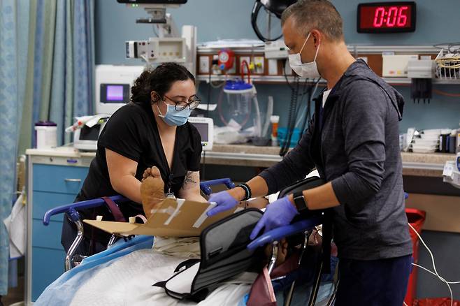 미국 캘리포니아주 샌디에이고에 있는 한 병원 모습. 사진은 기사와 직접적 관련 없음. /로이터=연합뉴스