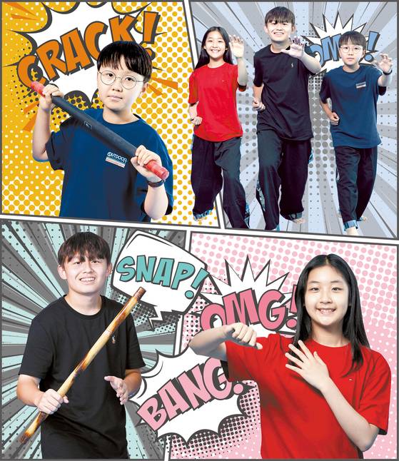 김민영·홍원교·박건우(오른쪽 위 칸 단체 사진 왼쪽부터)학생기자가 영화 속 주인공처럼 멋지게 무술을 하는 장면을 상상하면서 운동도 되고 자신을 스스로 보호할 수도 있는 무술에 직접 도전해 봤다.