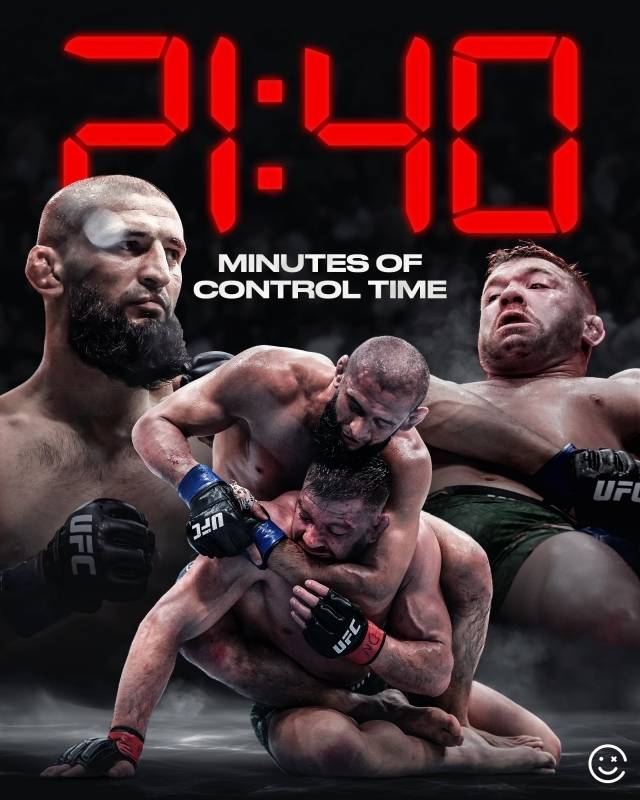 1라운드부터 5라운드까지 총 25분. 뒤플레시는 경기 막판 극적인 반격을 제외하면 대부분의 시간을 치마에프에게 내주고 말았다. 44-50, 압도적인 차이의 만장일치 판정패. 뒤플레시에게는 최악의 하루였다. 사진=해피 펀치 SNS