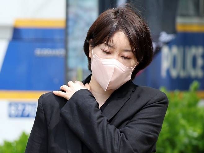 문재인 전 대통령 딸 문다혜 씨 모습./사진=뉴스1.