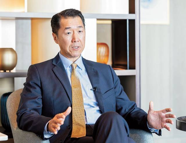 문현진 글로벌피스재단 세계의장이 지난 15일 서울 영등포구 한 호텔에서 문화일보와 인터뷰하고 있다.  글로벌피스재단 제공