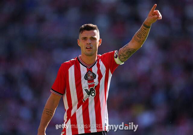 선덜랜드의 새로운 주장으로 임명된 그라니트 자카. /게티이미지코리아