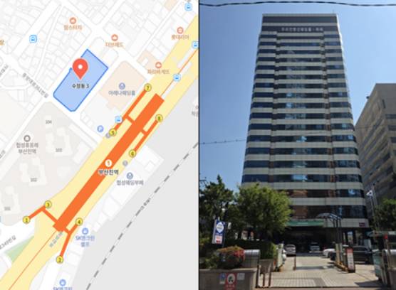 부산시 동구 소재 IM빌딩(본관) [해양수산부 제공]