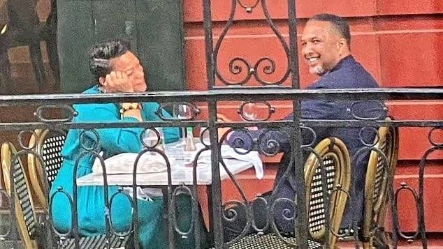 라토야 캔트렐 미국 뉴올리언스 시장(왼쪽)과 경호원 제임스 바피. [X(옛 트위터) 캡처]