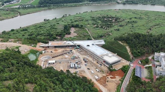 남도의병역사박물관 공사 현장. 전남도 제공