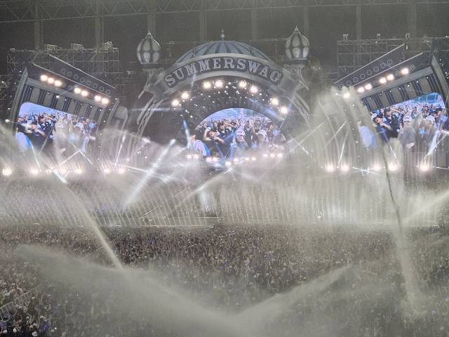 인천 아시아드주경기장에서 열린 ‘싸이 흠뻑쇼-서머 스웨그 2024’. 연합뉴스