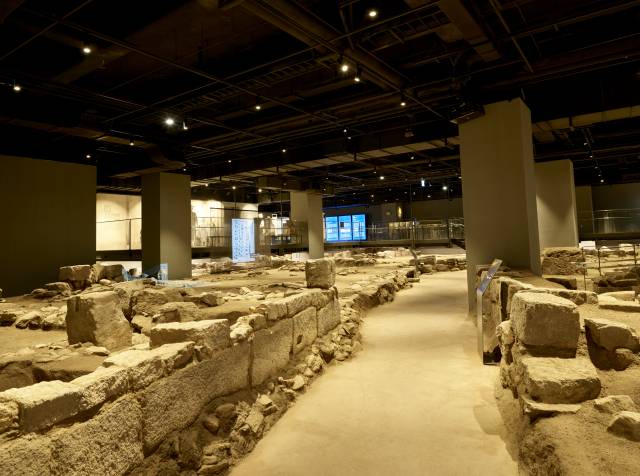 서울 공평구역 보존유적 지하전시실 모습. 사진 제공=국가유산청