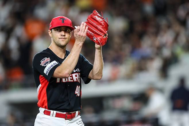 ▲ 만약에 KIA에 남게 된다면 내년 연봉이 관심을 모을 것으로 예상되는 제임스 네일 ⓒKIA 타이거즈