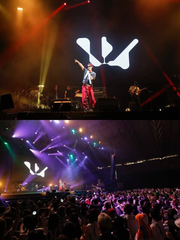 ▲ 일본 '서머소닉 2025' 무대에 오른 우즈. 제공|서머소닉 2025