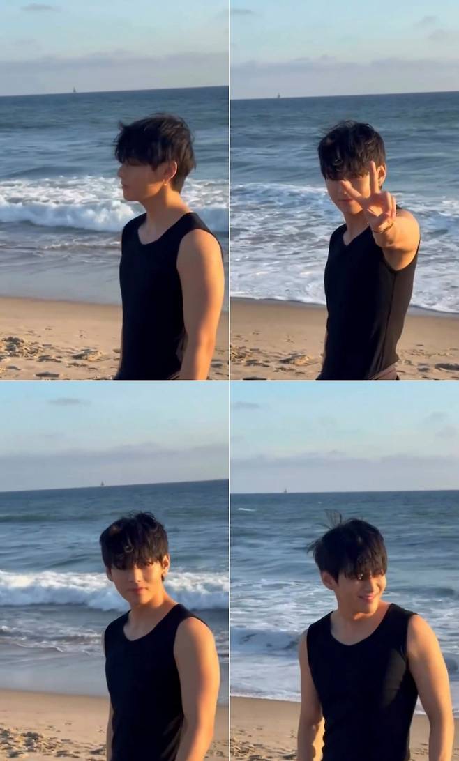똘망똘망 꼬마 태형이는 25년 후 근육질 뷔가 되었습니다