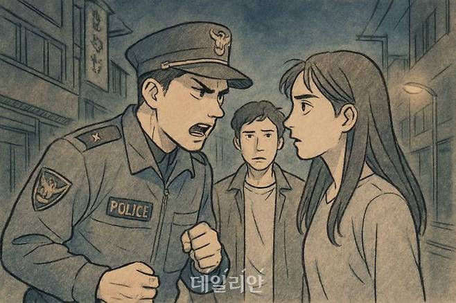 현직 경찰관이 여자친구와 시민을 폭행해 경찰이 조사 중이다.ⓒ데일리안 AI 이미지 삽화