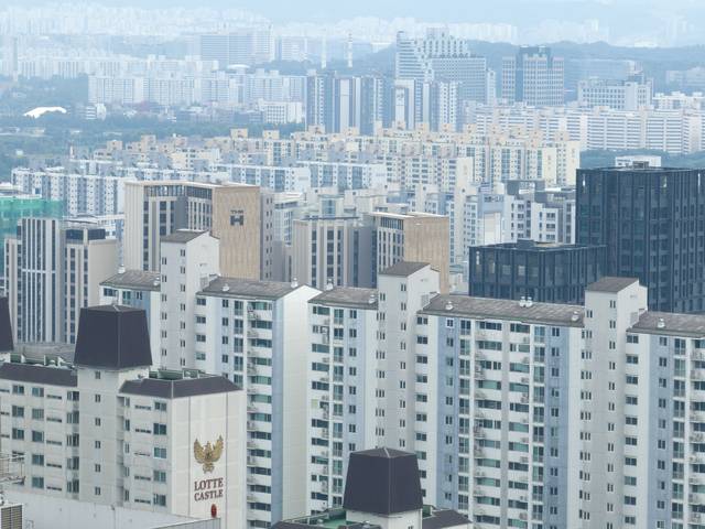 서울 시내 아파트 단지. [연합뉴스 제공]