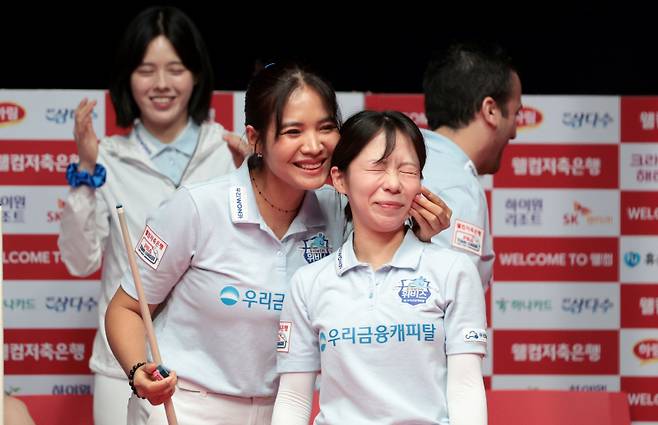 우리금융캐피탈 스롱 피아비(왼쪽), 김민영. PBA 제공