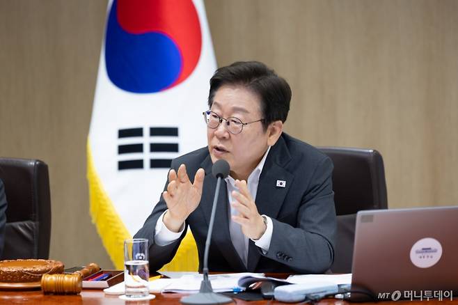 이재명 대통령이 29일 서울 용산 대통령실 청사에서 열린 국무회의에서 발언하고 있다. (대통령실 제공. 재판매 및 DB 금지) 2025.7.29/뉴스1  Copyright (C)/사진= 뉴스1. All rights reserved. 무단 전재 및 재배포,  AI학습 이용 금지.