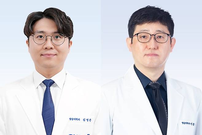 이번 연구를 주도한 분당서울대병원 영상의학과 김영준 교수(왼쪽)와 이준우 교수. /사진=분당서울대병원
