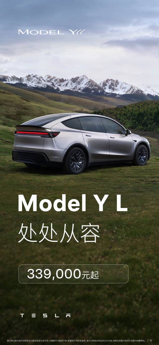 테슬라 모델 Y L. 테슬라 웨이보 캡처