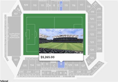 731만원에 팔리는 LAFC 홈구장 티켓 [티켓마스터 캡처. 재판매 및 DB 금지]