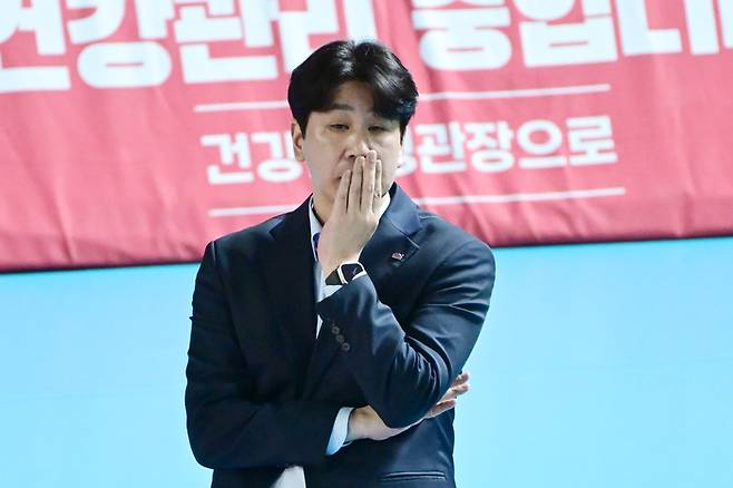 김종민 감독. 사진 | 한국배구연맹