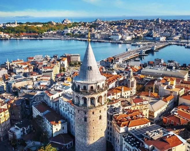 이스탄불 갈라타타워. 튀르키예 문화관광부 공식 인스타그램